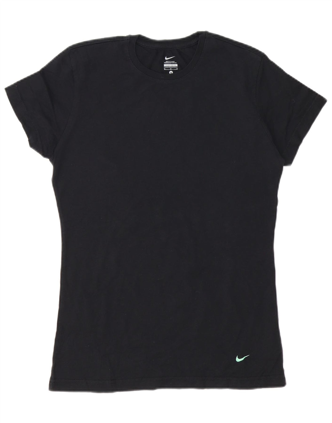 Camiseta feminina Nike UK 12 médio algodão preto