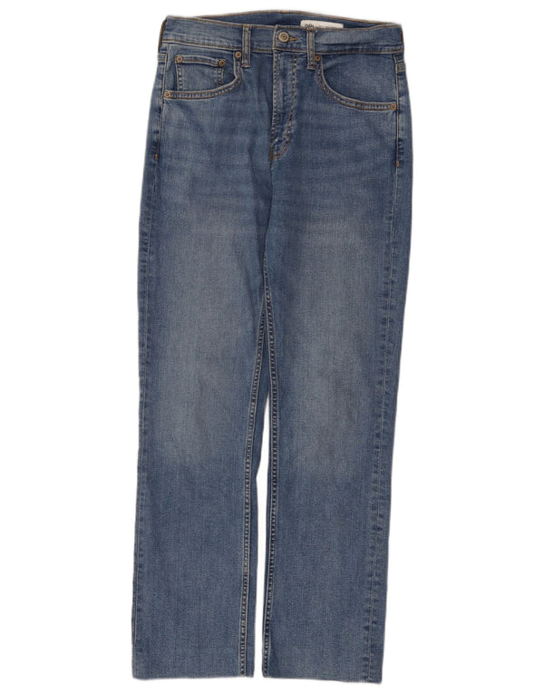 Calça jeans reta feminina Zara EU 36 XS W26 L28 Azul