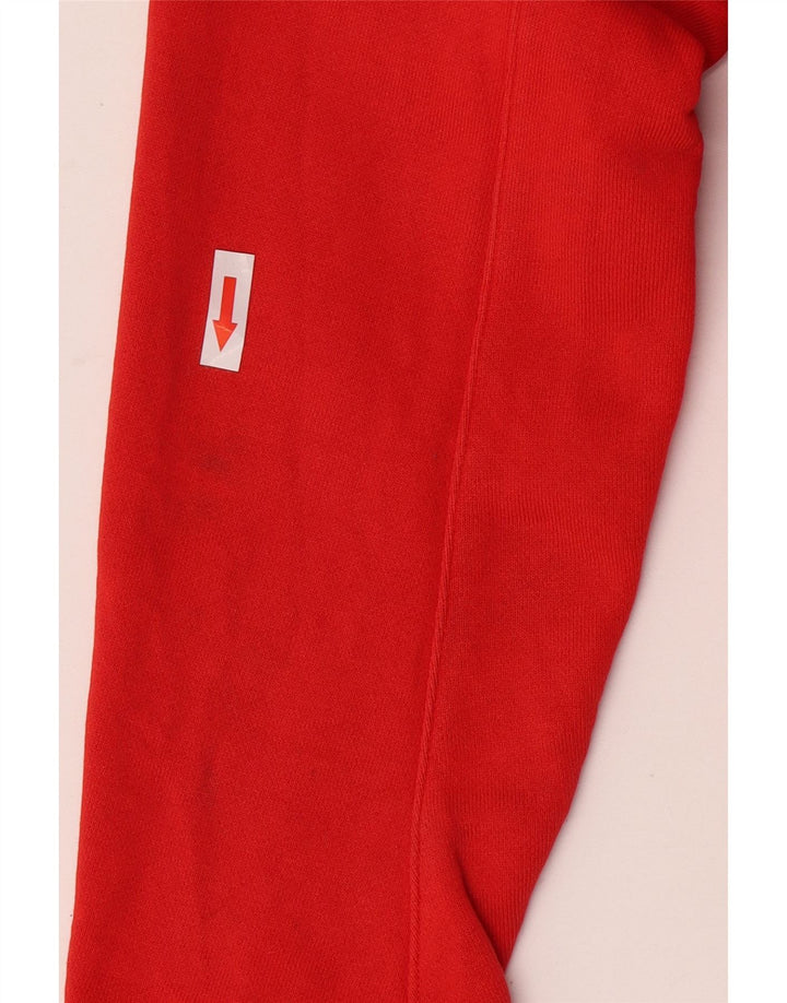 Suéter masculino Nike com capuz e zíper XL vermelho algodão