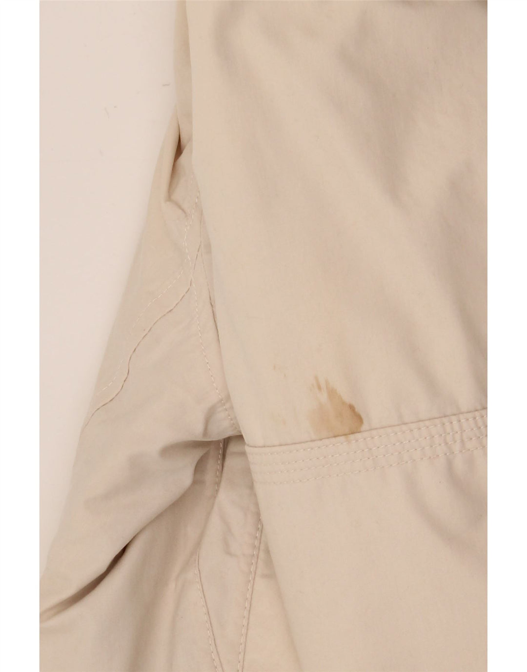 Jaqueta bomber masculina com capuz Timberland UK 38 algodão bege médio