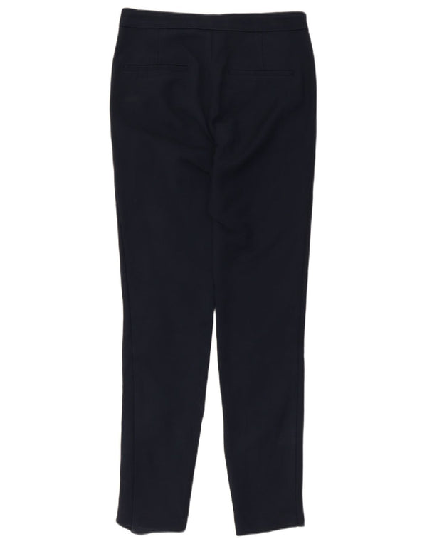 Calça skinny feminina Zara XS azul marinho algodão