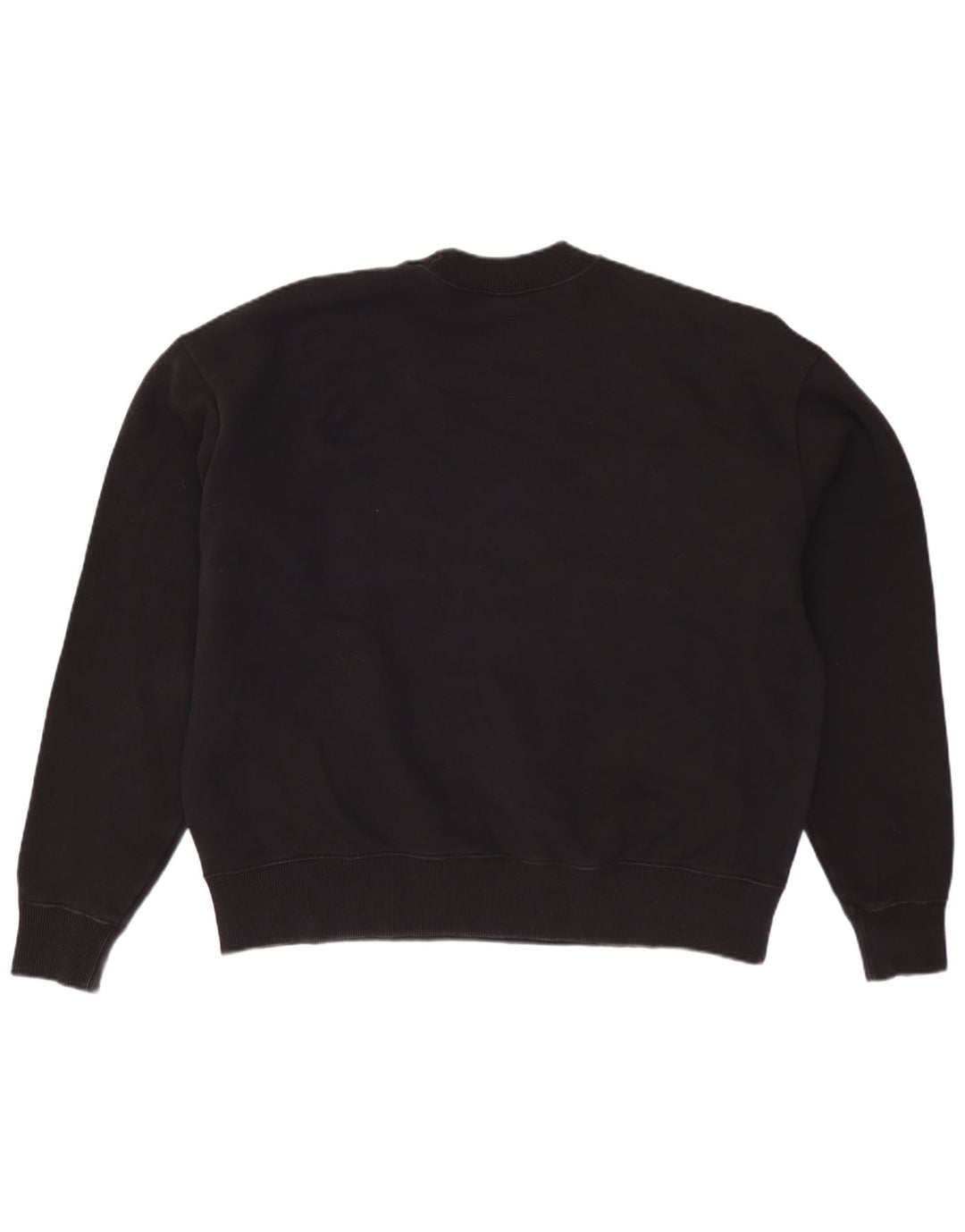 CHAMPION moletom feminino gráfico jumper UK 10 pequeno bloco colorido preto