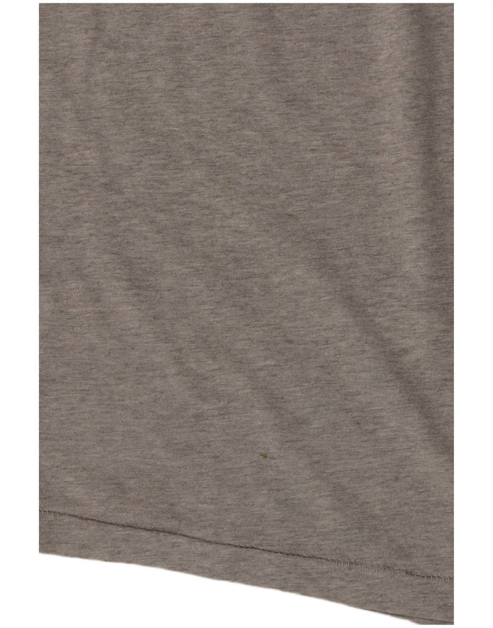 Camiseta gráfica masculina Levi's Top algodão manchado cinza médio