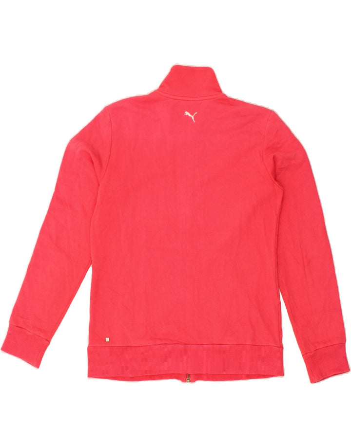 PUMA Womens Tracksuit Top Jacket UK 14 Medium Pink Vintage Puma and Second-Hand Puma from Messina Hembry 