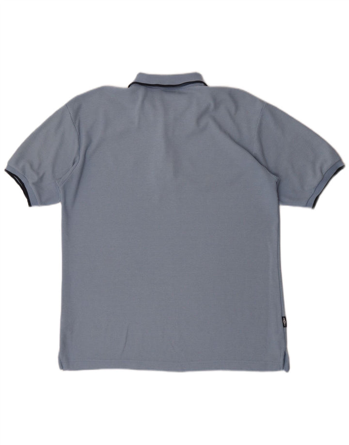 Camisa Polo Masculina Umbro Médio Azul Poliéster