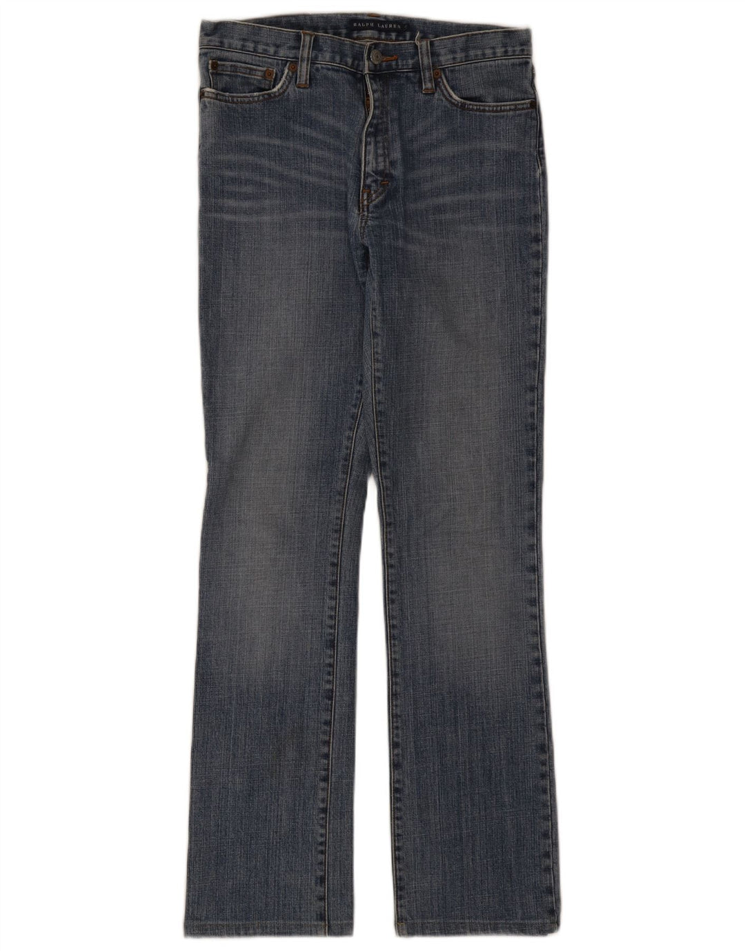 Jeans feminino Ralph Lauren Bootcut US 6 Médio W30 L30 Azul Algodão