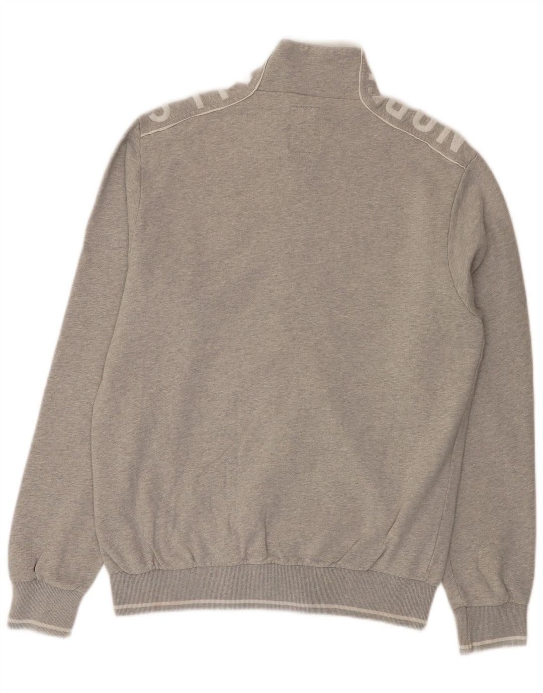 Jaqueta masculina de agasalho gráfico NORTH SAILS grande algodão cinza