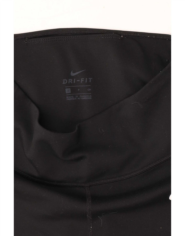 Leggings Nike Dri Fit Feminina UK 8 Pequenas Pretas