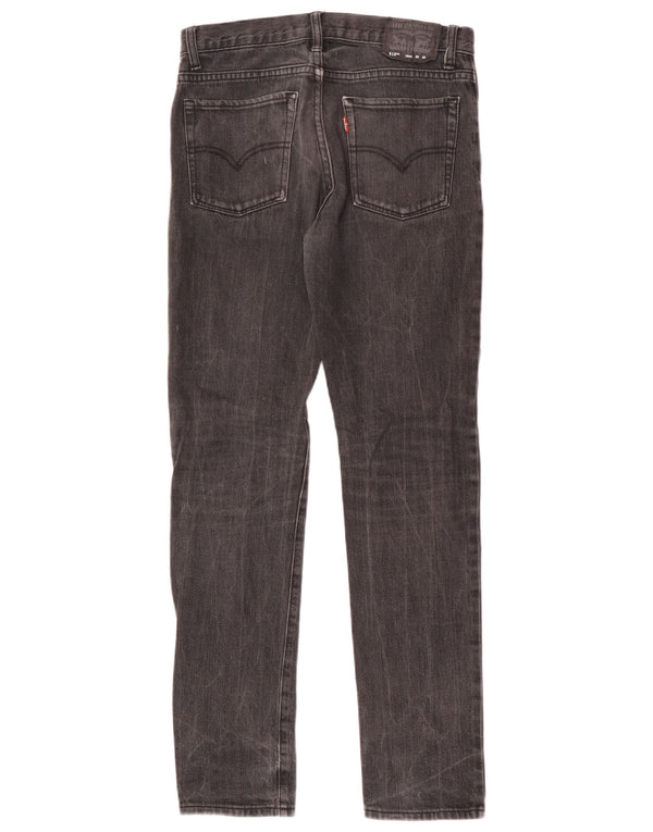 Levi's Meninos 510 Skinny Jeans 15-16 Anos W29 L29 Cinza Algodão