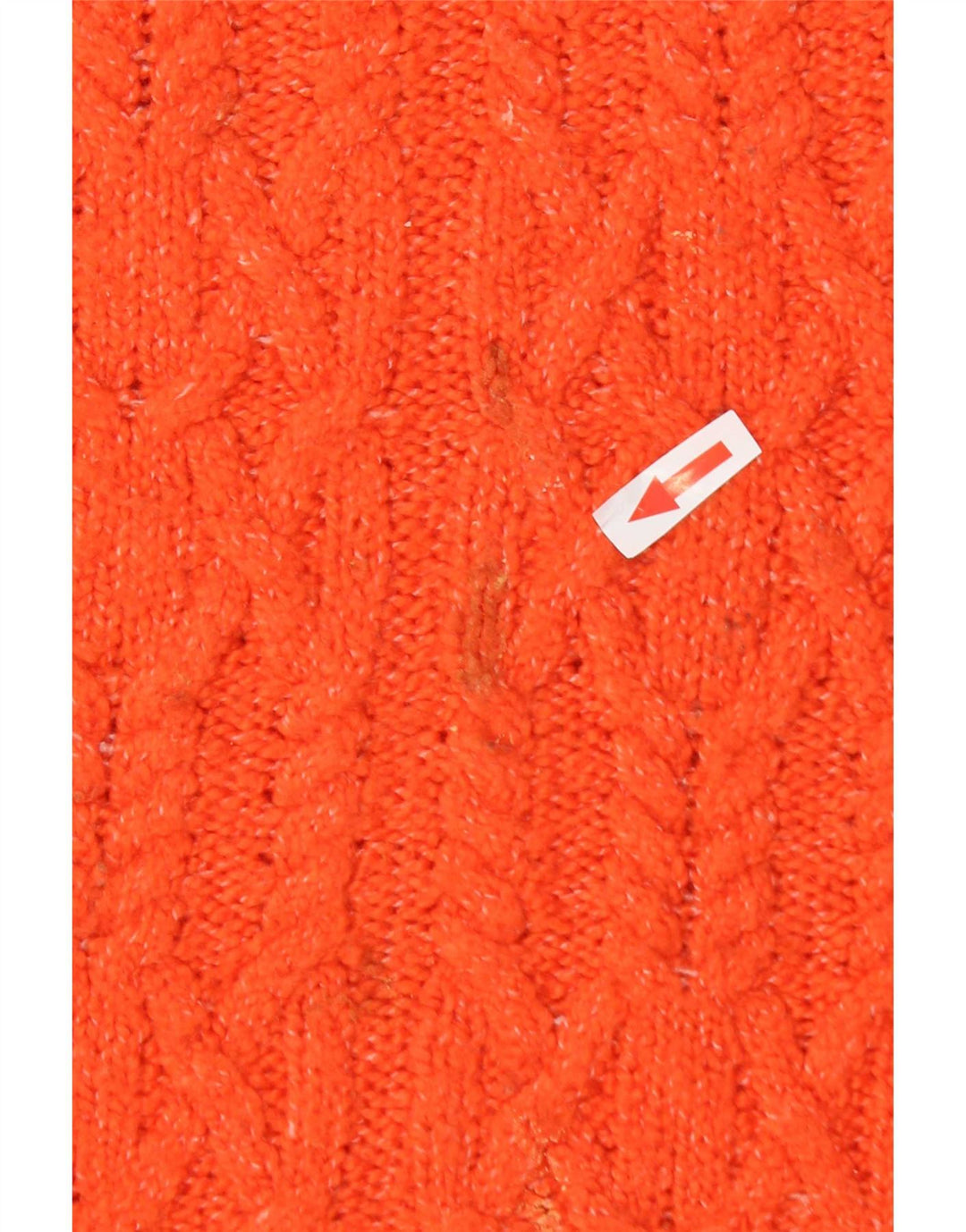 Suéter feminino Marks & Spencer com gola tartaruga Reino Unido 14 médio laranja