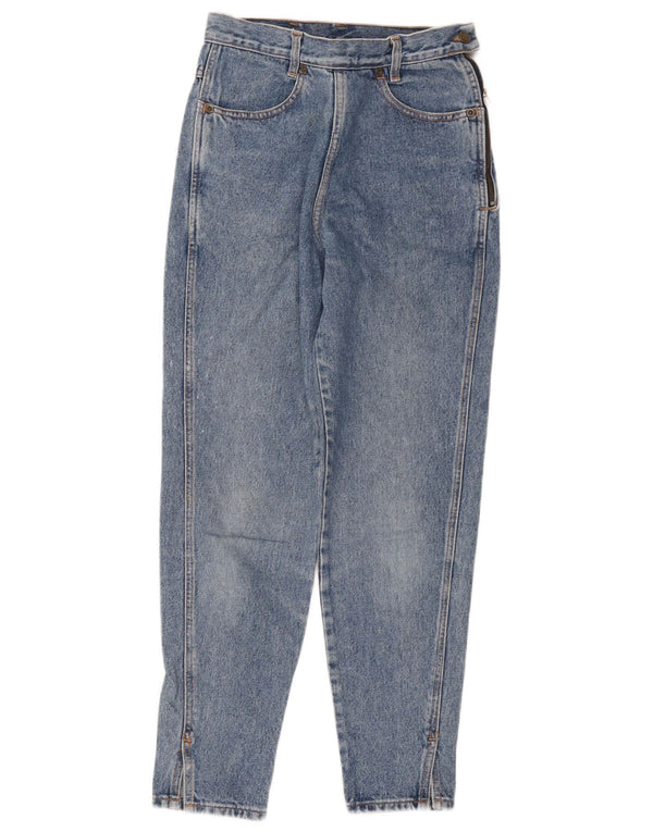 Stefanel Womens High Waist Tapered Jeans IT 42 Medium W28 L27 Blue Cotton