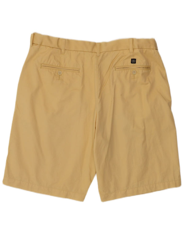 Shorts Chino masculino Marks & Spencer W36 grande algodão amarelo