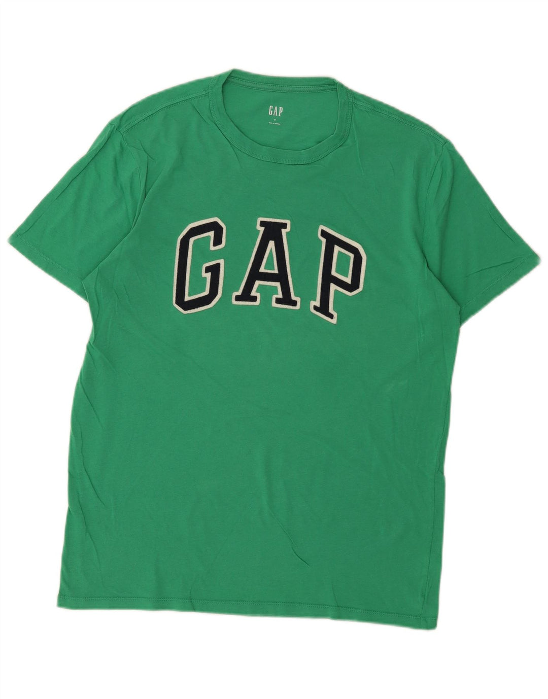 Camiseta masculina gráfica Gap Top verde médio