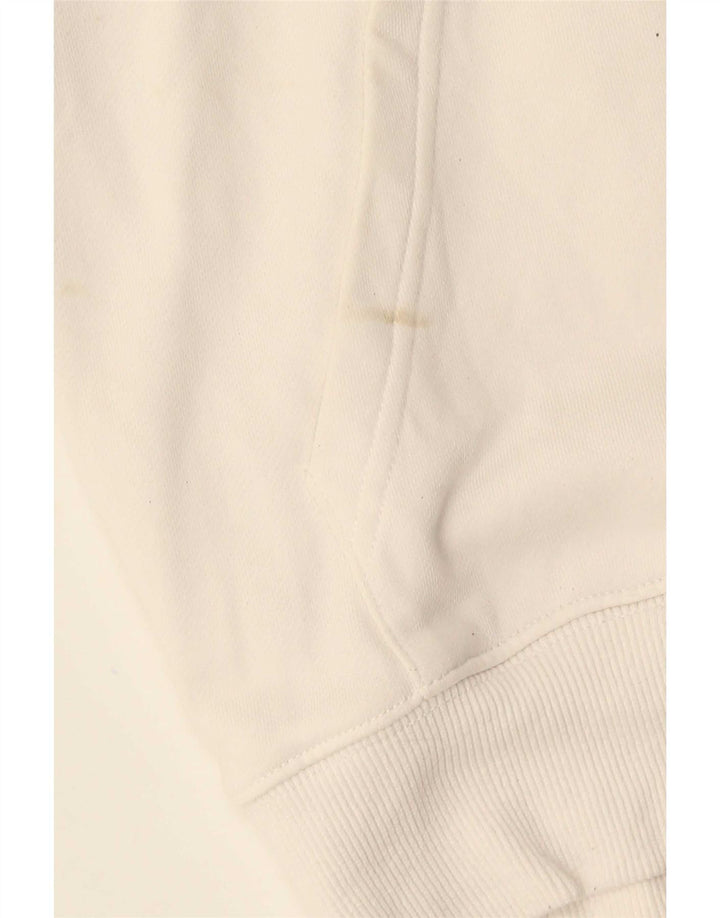 Jumper com capuz gráfico masculino Champion grande branco