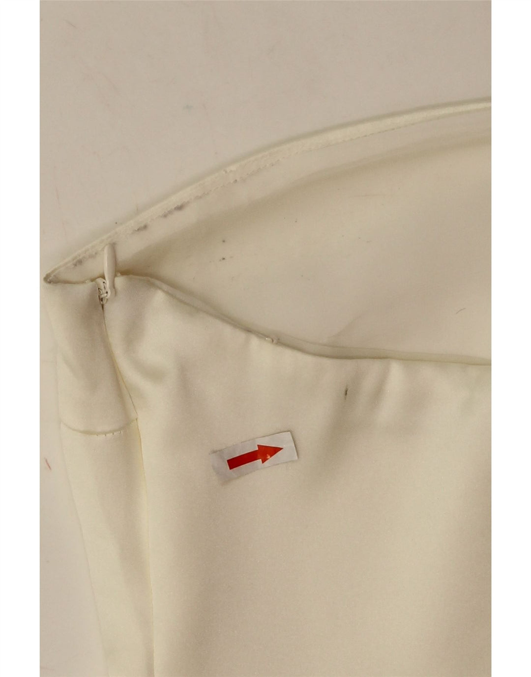 Zara Womens Crop Strapless Top UK 12 Médio Poliéster Branco