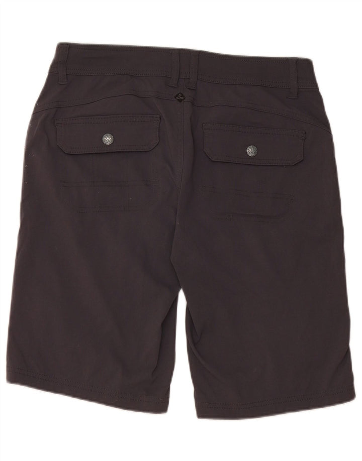 Shorts cargo feminino PRANA US 8 médio W32 cinza