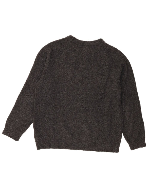 Suéter Zara Boys com gola redonda 13-14 anos cinza poliéster