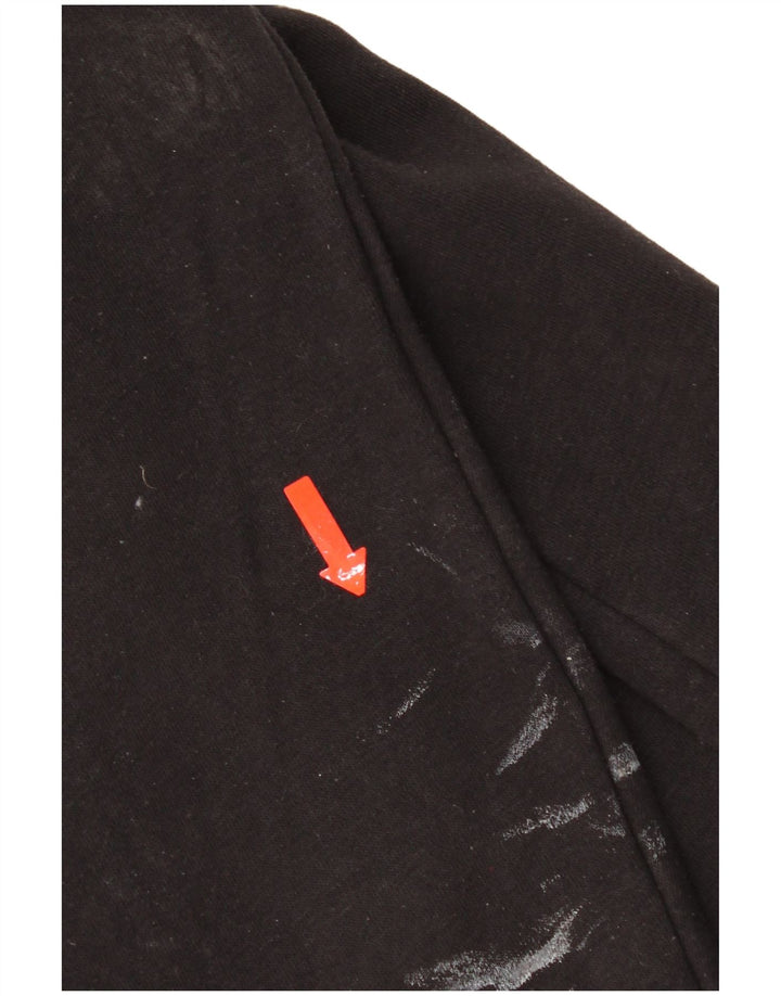 Champion masculino gráfico moletom jumper médio algodão preto