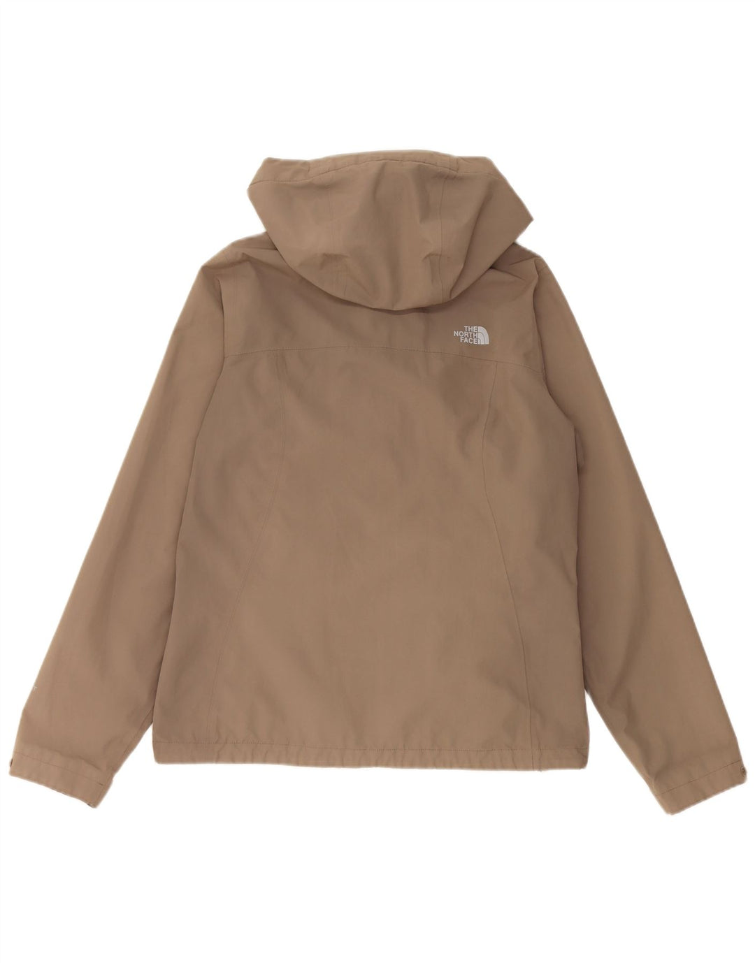 Jaqueta de chuva com capuz The North Face Womens Hyvent Reino Unido 14 Médio Bege