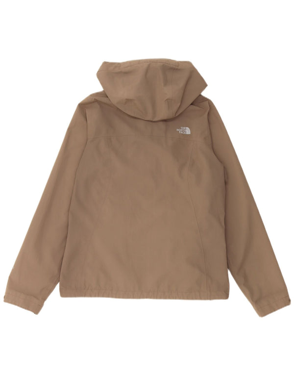 Jaqueta de chuva com capuz The North Face Womens Hyvent Reino Unido 14 Médio Bege