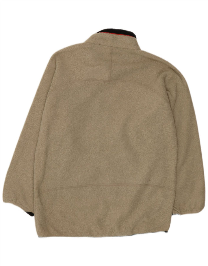 Jaqueta masculina Fila Fleece UK 40 grande poliéster bege