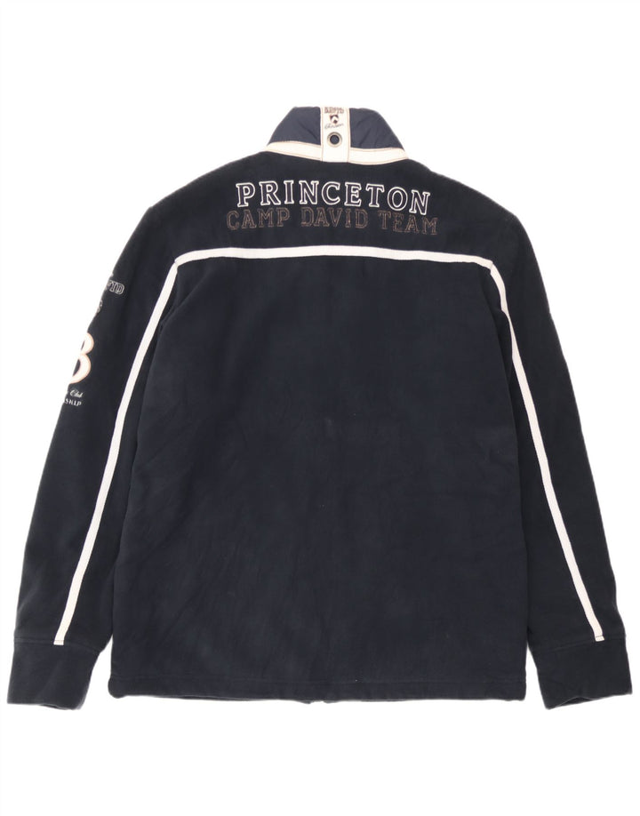 Jaqueta bomber masculina Camp David Graphic UK 40 grande bloco colorido azul marinho