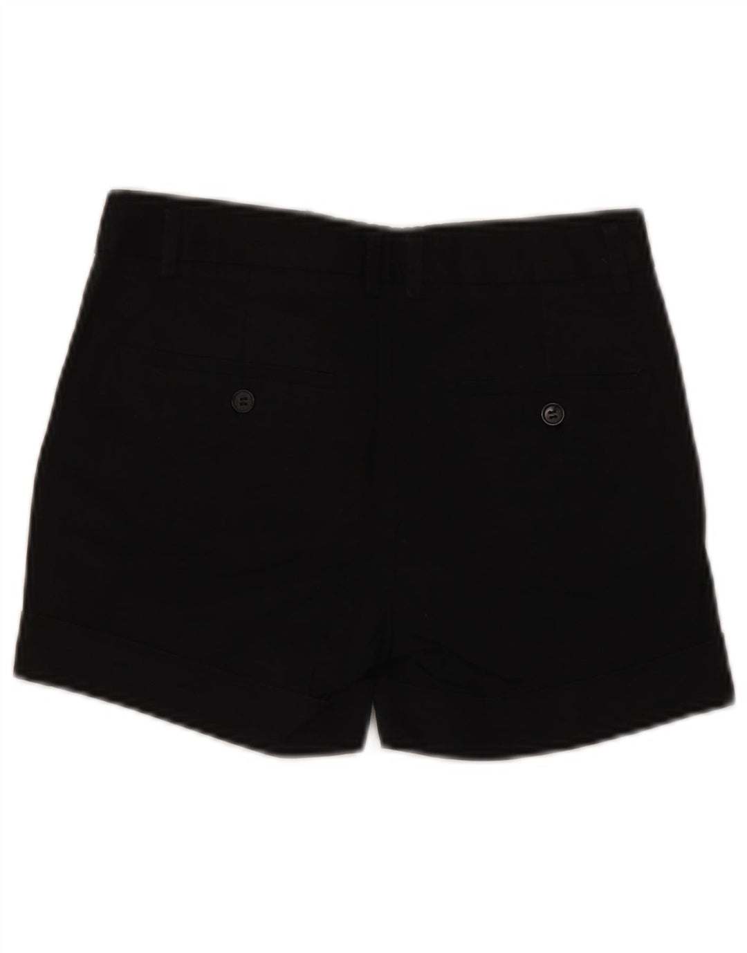 ZARA Shorts Chino Feminino EU 34 2XS W24 Algodão Preto