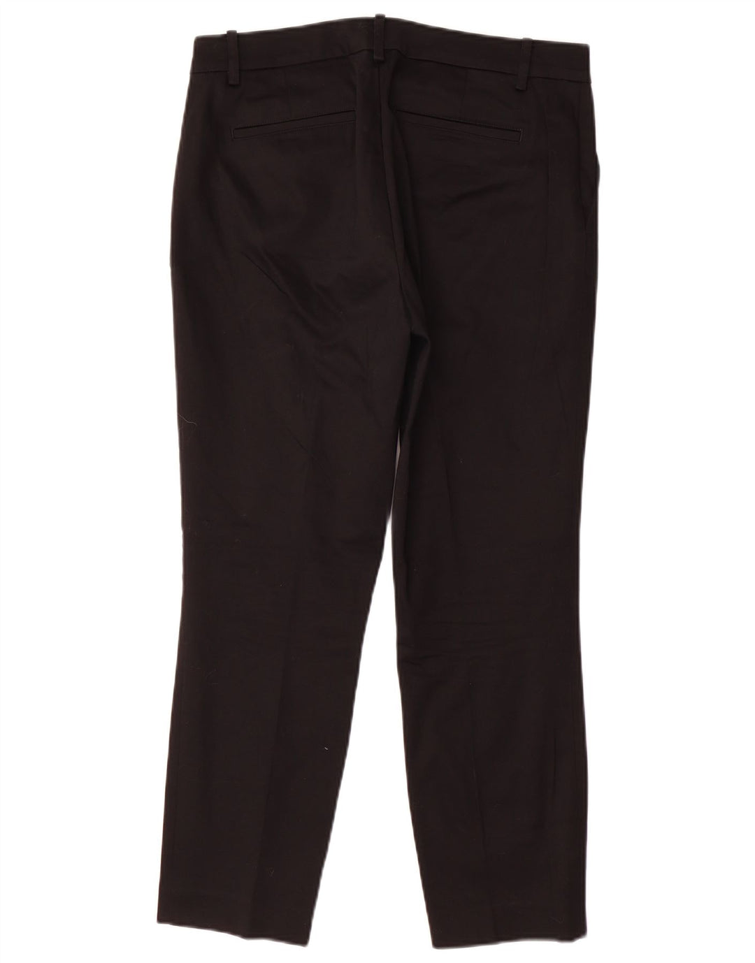 Calça chino feminina RALPH LAUREN US 6 médio W32 L26 algodão preto