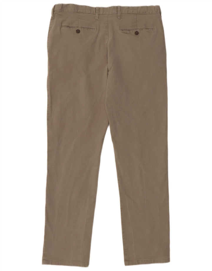 Calça Chino Regular Masculina Marks & Spencer W38 L33 Algodão Cinza