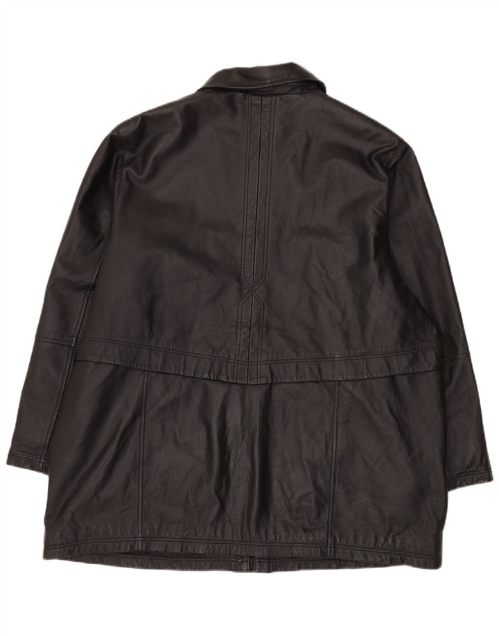 Jaqueta de couro masculina Canda IT 52 XL couro preto