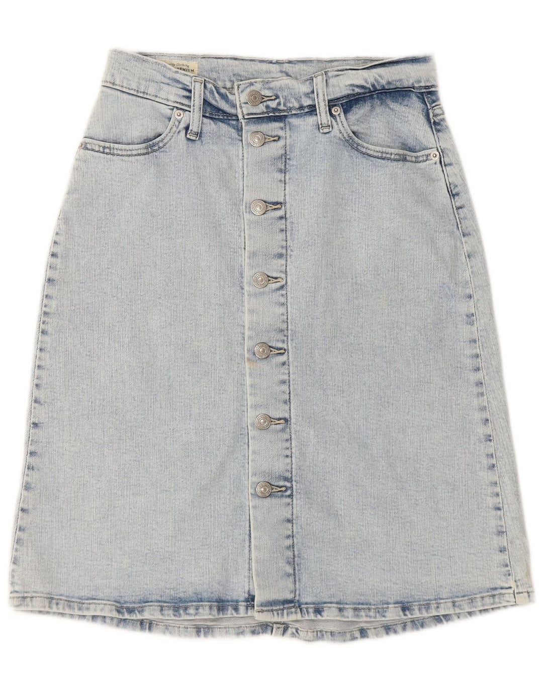 LEVI'S Womens Denim Skirt W26 Small  Blue Cotton