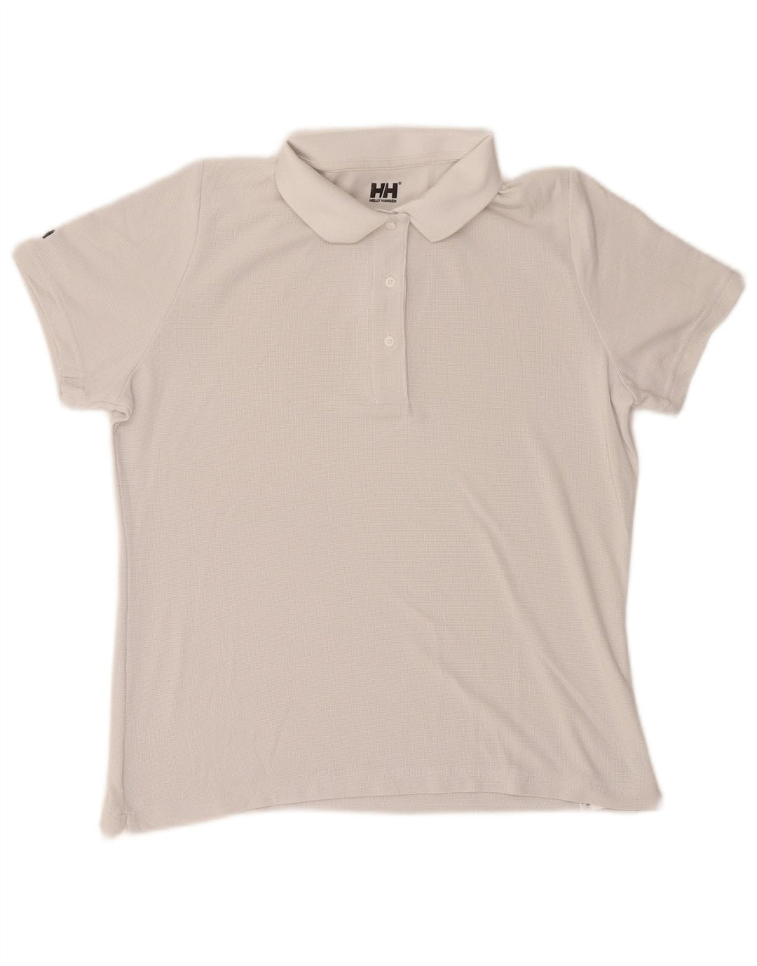 Polo regular feminino Helly Hansen Reino Unido 14 médio branco poliamida