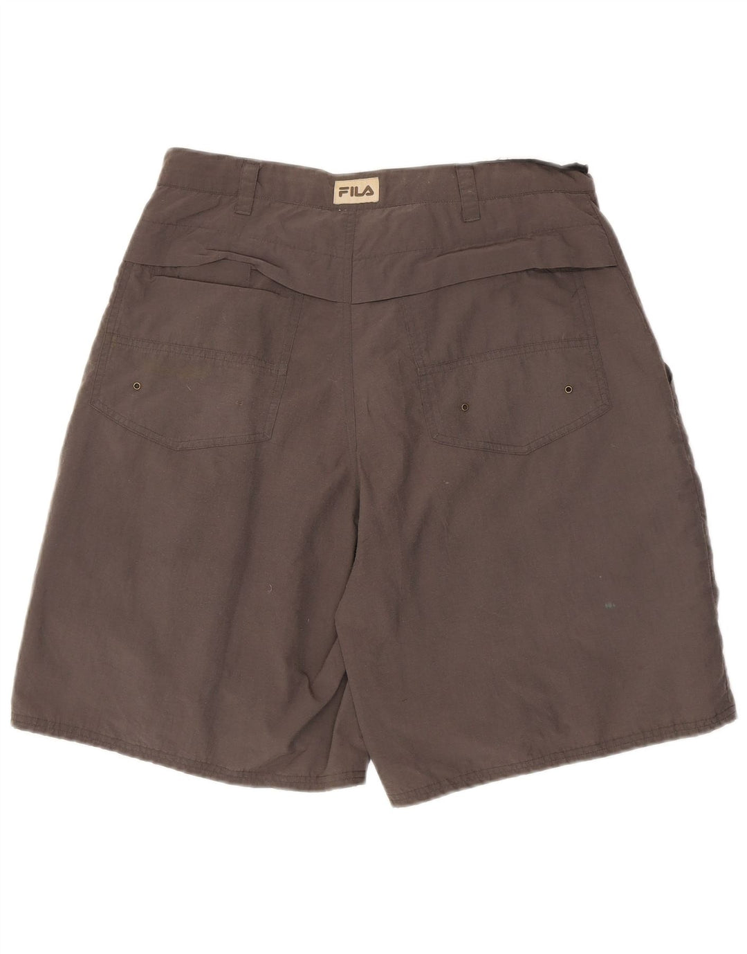 FILA Mens Chino Shorts W36 Grande Cinza Poliamida