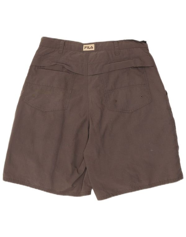 FILA Mens Chino Shorts W36 Grande Cinza Poliamida