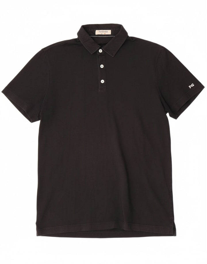 Camisa polo masculina NERO GIARDINI IT 48 algodão preto médio