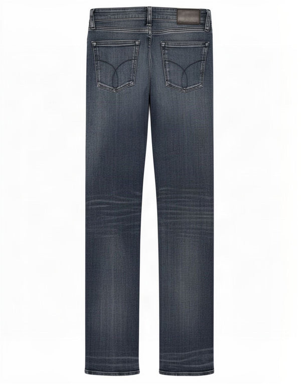 Calça jeans reta masculina Calvin Klein W29 L34 azul algodão