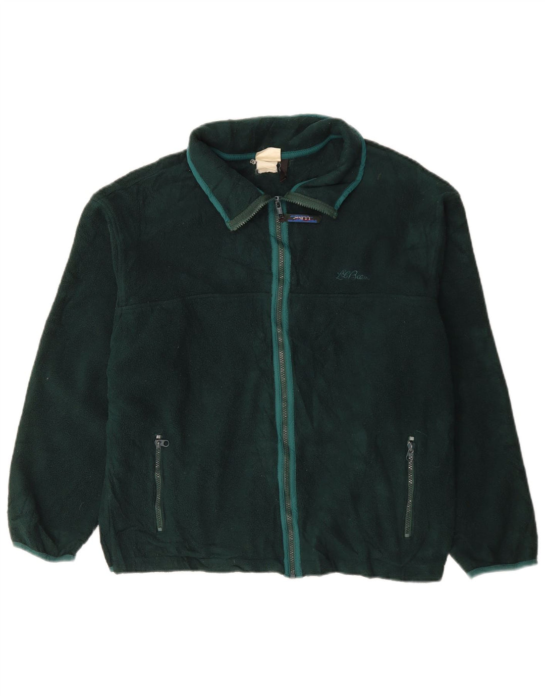 Jaqueta de lã feminina L.L.Bean UK 18 XL verde
