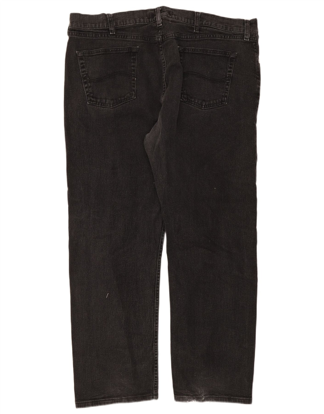 Calça jeans reta masculina Lee Regular Fit W42 L30 algodão preto