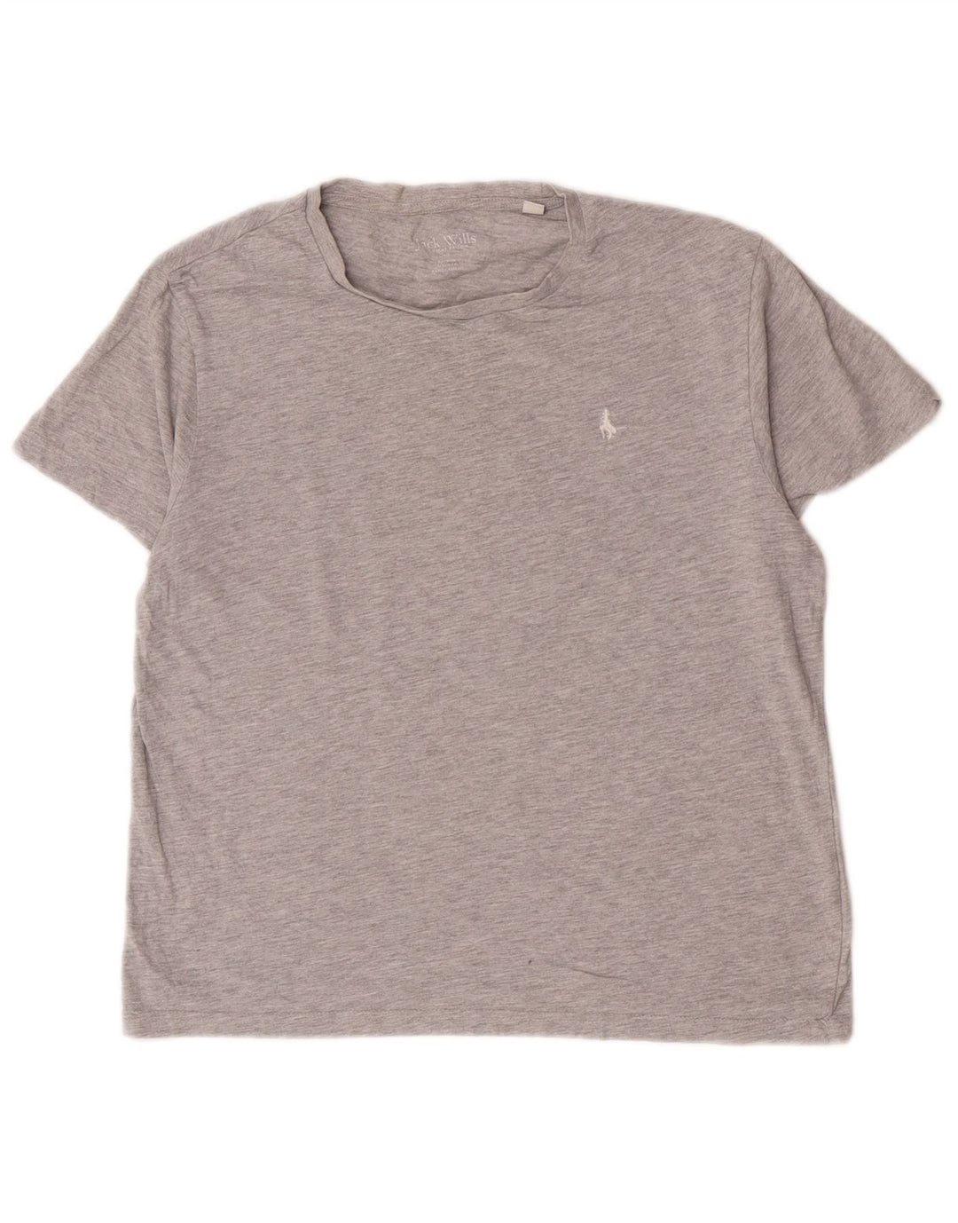Camiseta feminina grande Jack Wills Reino Unido 10 algodão cinza pequeno