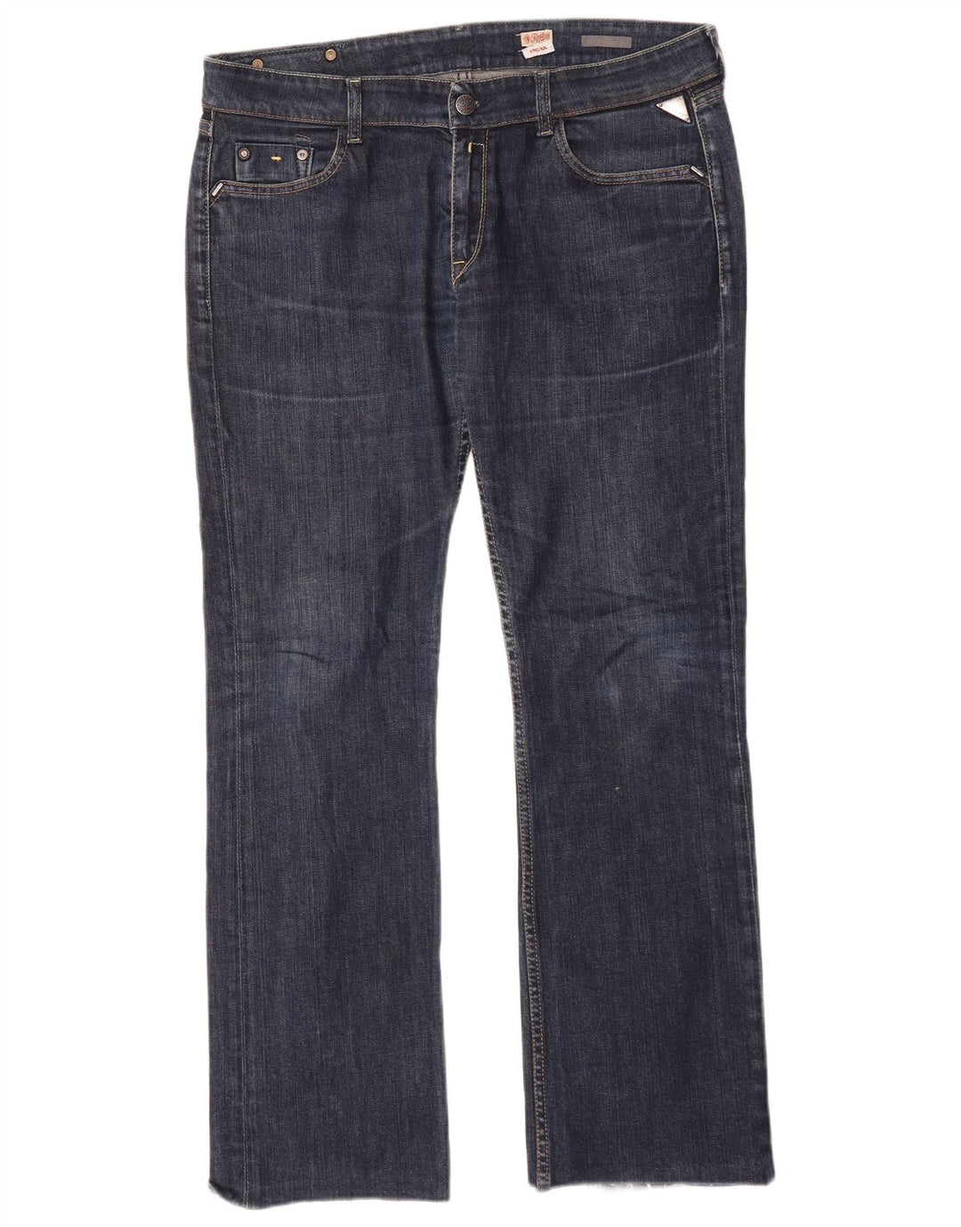 Replay Calça Jeans Reta Feminina W35 L30 Azul