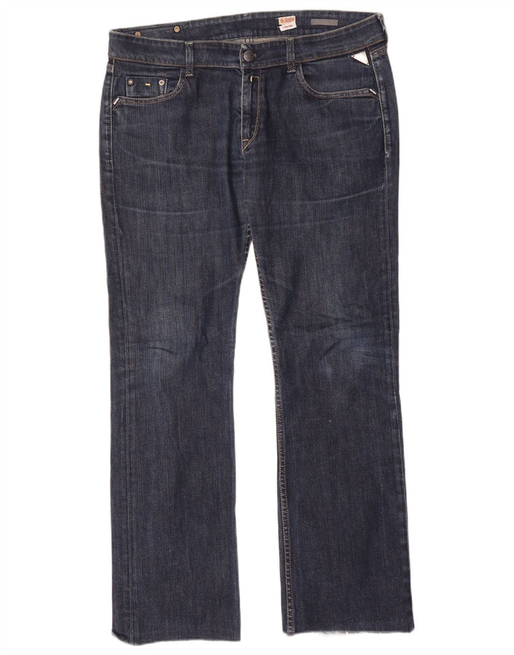 Replay Calça Jeans Reta Feminina W35 L30 Azul