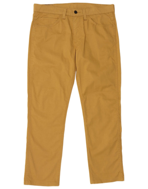 Calça Levi's Masculina 511 Slim Casual W34 L28 Algodão Amarelo