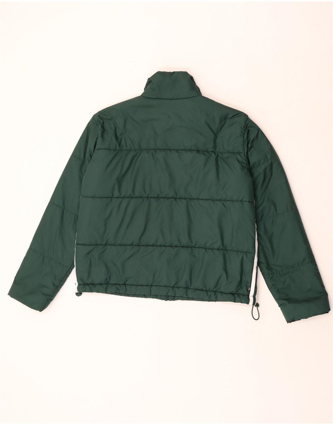 Jaqueta acolchoada oversized feminina Adidas UK 10 poliéster verde pequeno