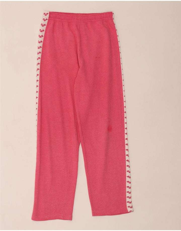 Arena masculino gráfico completo agasalho médio rosa algodão colorblock