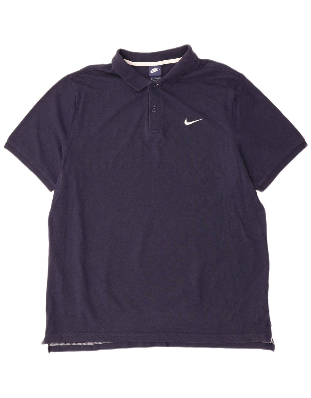Camisa polo masculina NIKE XL azul marinho algodão