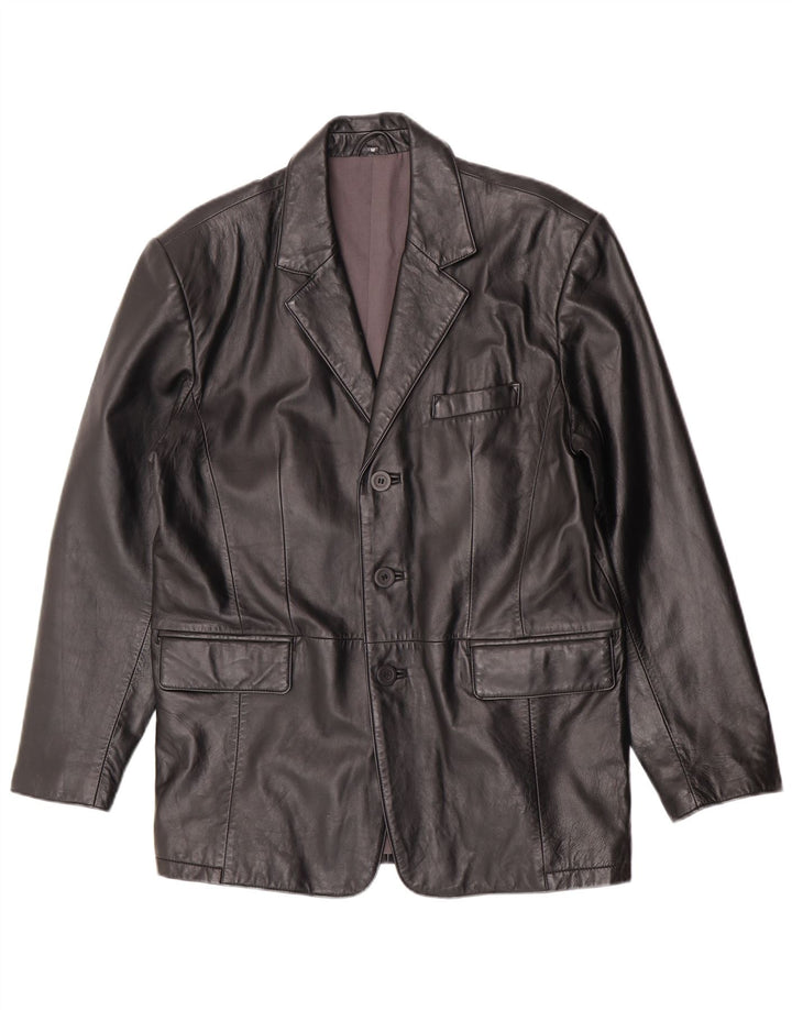 Jaqueta Blazer Masculina Angelo Litrico com 3 Botões Reino Unido 38 Médio Preto