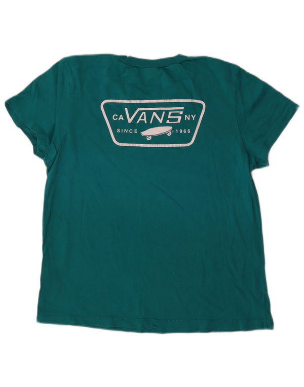 Camiseta Vans Feminina Graphic UK 12 Médio Algodão Verde