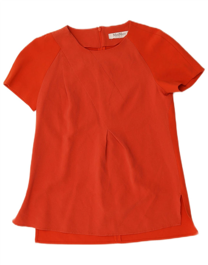 Blusa feminina MAX MARA UK 12 vermelho médio