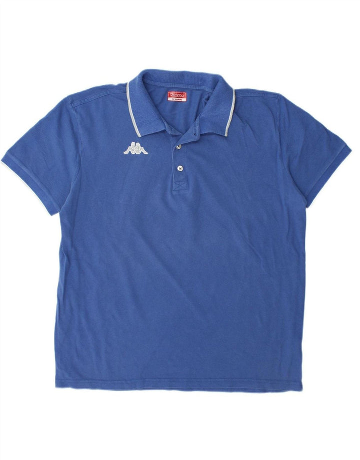 Camisa polo masculina KAPPA 2XL algodão azul