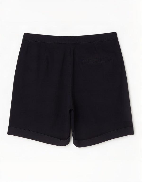 Marks & Spencer Womens Chino Shorts UK 14 Large W34 Navy Blue Cotton